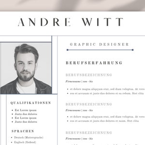 Application templates German tabular resume template cover sheet application student man modern canva cover letter template creative