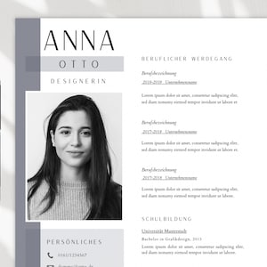 Application templates German tabular resume template cover sheet application student blue modern canva cover letter sample creative man