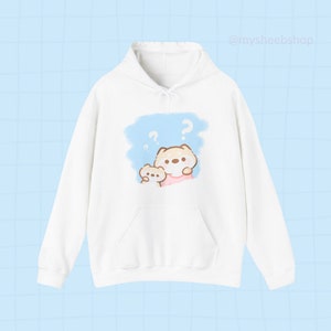 Two Funny Confused Sheebs the Shiba Inu Print Oversized Hoodies