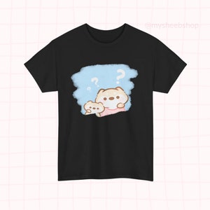 Two Funny Confused Sheebs the Shiba Inu Print T-shirt