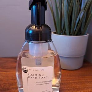 Citron and Mandarin Foaming Hand Soap, Liquid Hand Soap, Foaming Hand Wash, Luxury Hand Soap, Foaming Liquid Soap