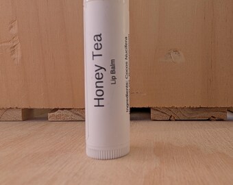 Honey Tea Lip Balm: Shea & Coconut Oil Moisturizing Treatment
