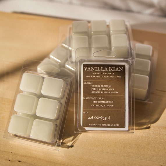 Vanilla Bean Wax Melts, Wax Tarts, Phthalate and Paraffin Free, Home  Fragrance – Pretty Soap Co.