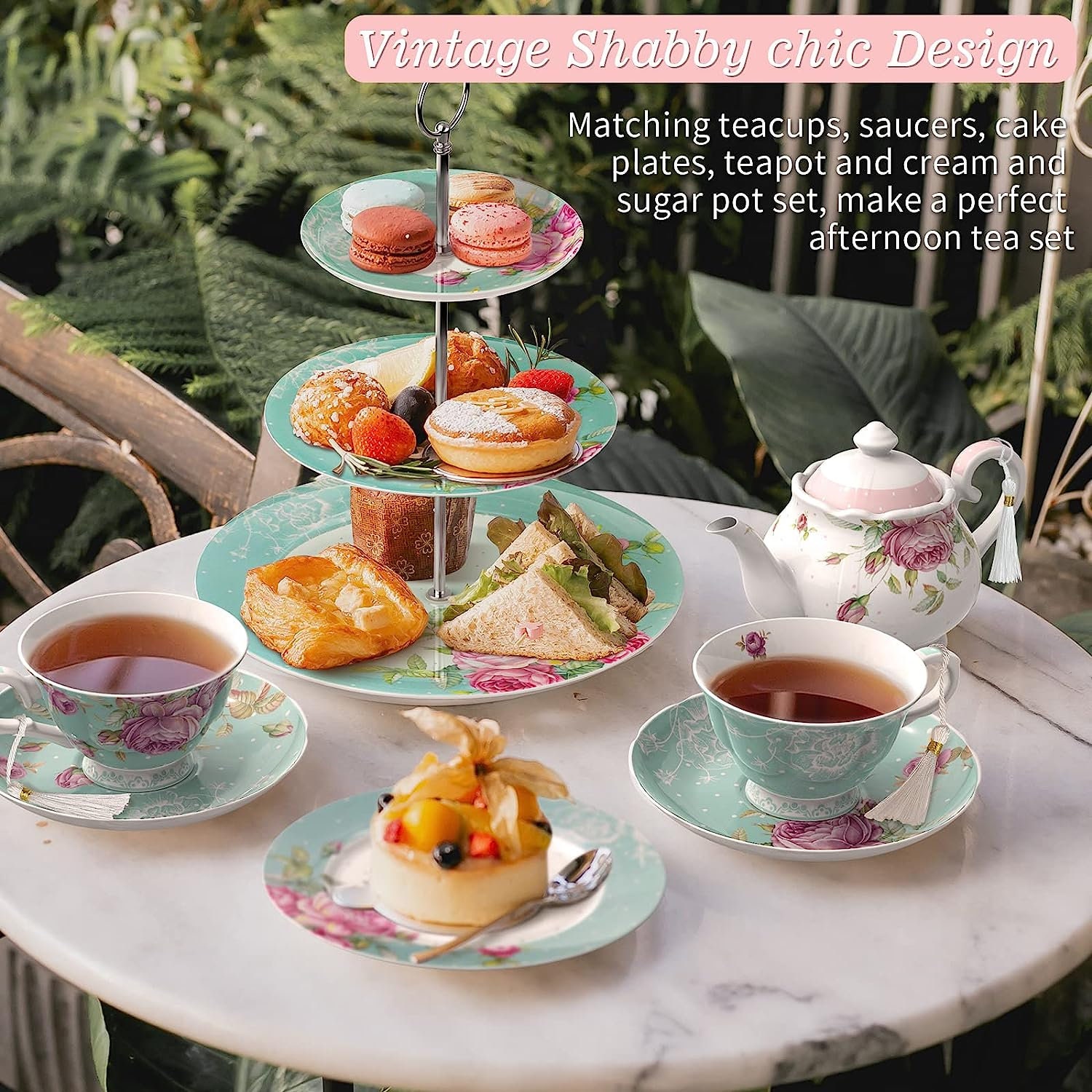 Afternoon Tea Set With 3 Tier Stand - Etsy Afternoon Tea Set With 3 Tier Stand - Etsy