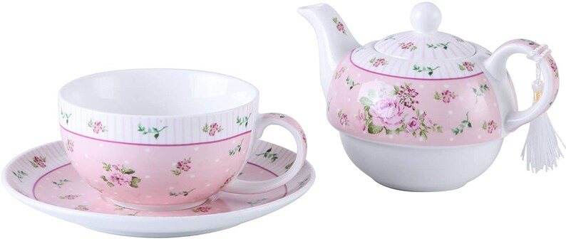 Nilaya Tea For One With Cup & Saucer (350 Ml) – Dancing Leaf