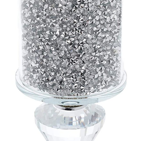Crushed Diamond Candle Holder Etsy