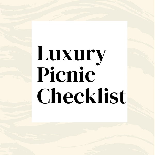 Luxury Picnic Table Etsy