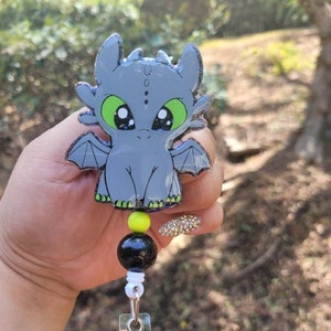 Dragon Badge Reel/Retractable ID Holder/ Cute Gifts