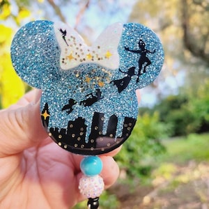 Never grow up Badge Reel/badge holder/cute gift