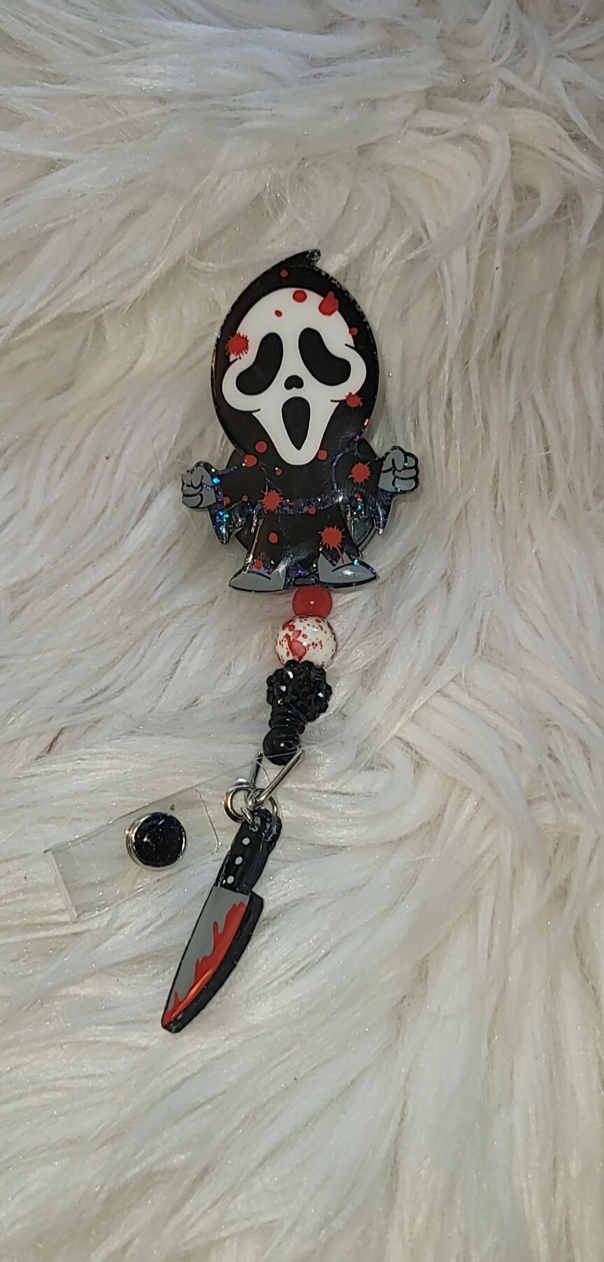thumbnail image 2 of Movie Theme Lanyard Halloween Horror TV Movies Lanyard - Zinc Alloy Badge Holder Keychain For Fans Coraline Stuff 2 of 10