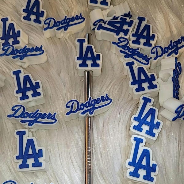 Straw Topper/ cute gift/Baseball