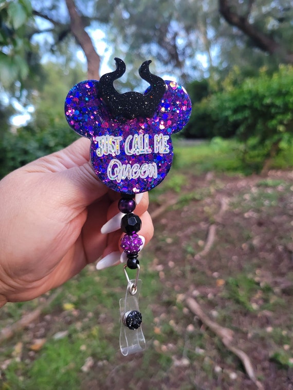 Villain Inspired Badge Reel/ Cute Gifts/retractable ID Holder 