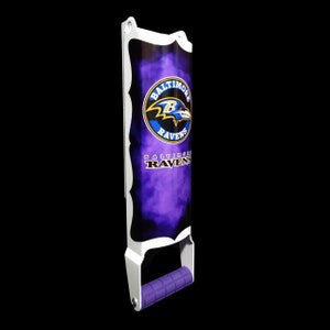 Baltimore Ravens Can Crusher, Baltimore Football,Custom Can Crusher,Man Cave Beer Decor,Beer Lover Decor, Garage Beer Decor, Sport Bar Decor