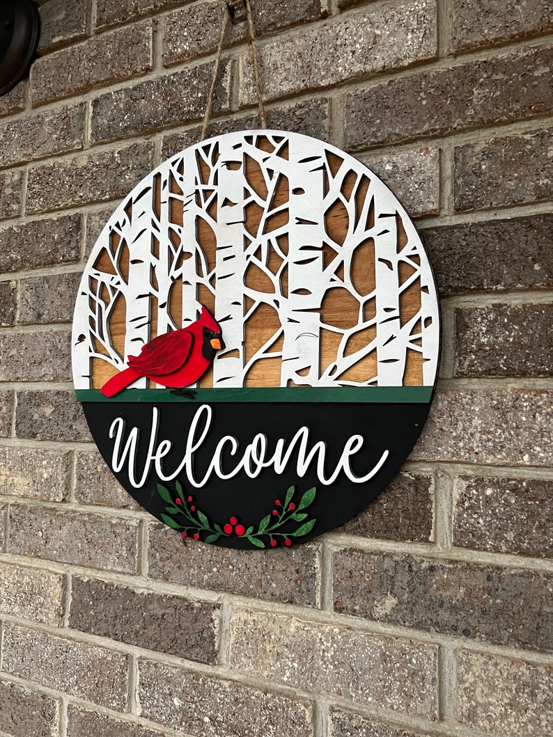 Cardinal Serenity Quilted Door Banner NCU0NNT2475