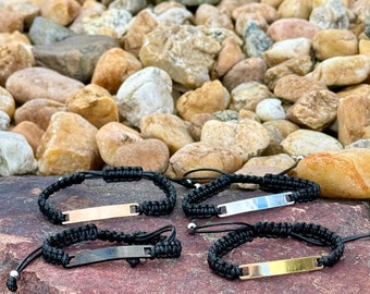 Jewelry laser blank, bracelet, engraveable bracelet