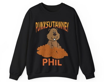 Groundhog Day, Punxsutawney Phil, Groundhogs Day, February 2nd, Unisex Heavy Blend™ Crewneck Sweatshirt