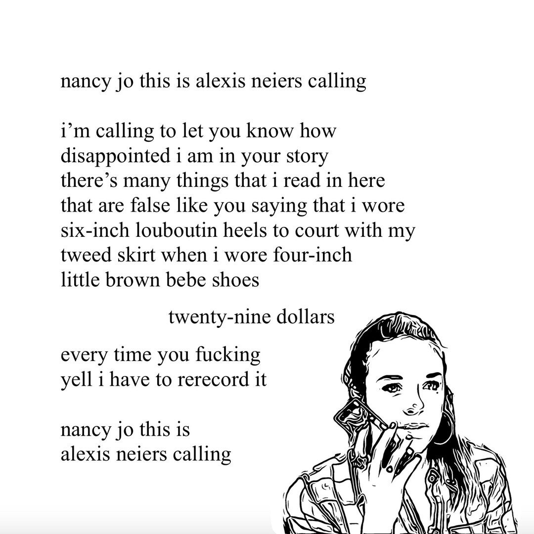 Nancy Jo This Is Alexis Neiers Calling Nancy Jo, This is Alexis Neiers Calling - Etsy