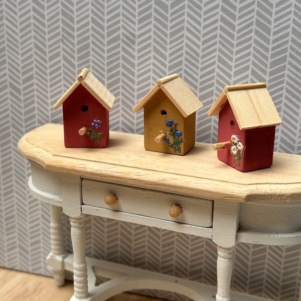 Miniature Spring birdhouse
