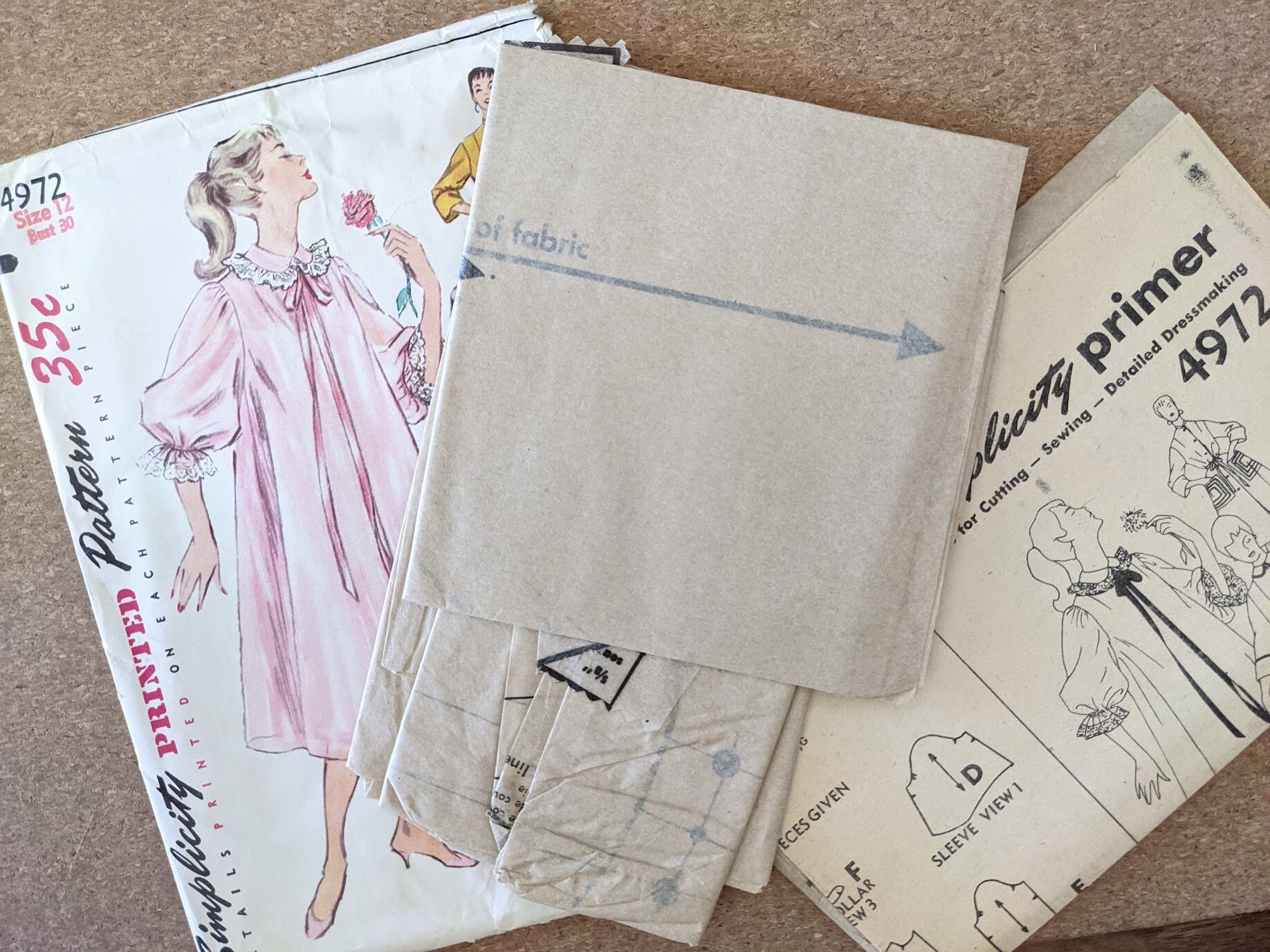 1954 Duster Negligee Housecoat Jacket Size 12 or 14 Bust 30 or 32 ...
