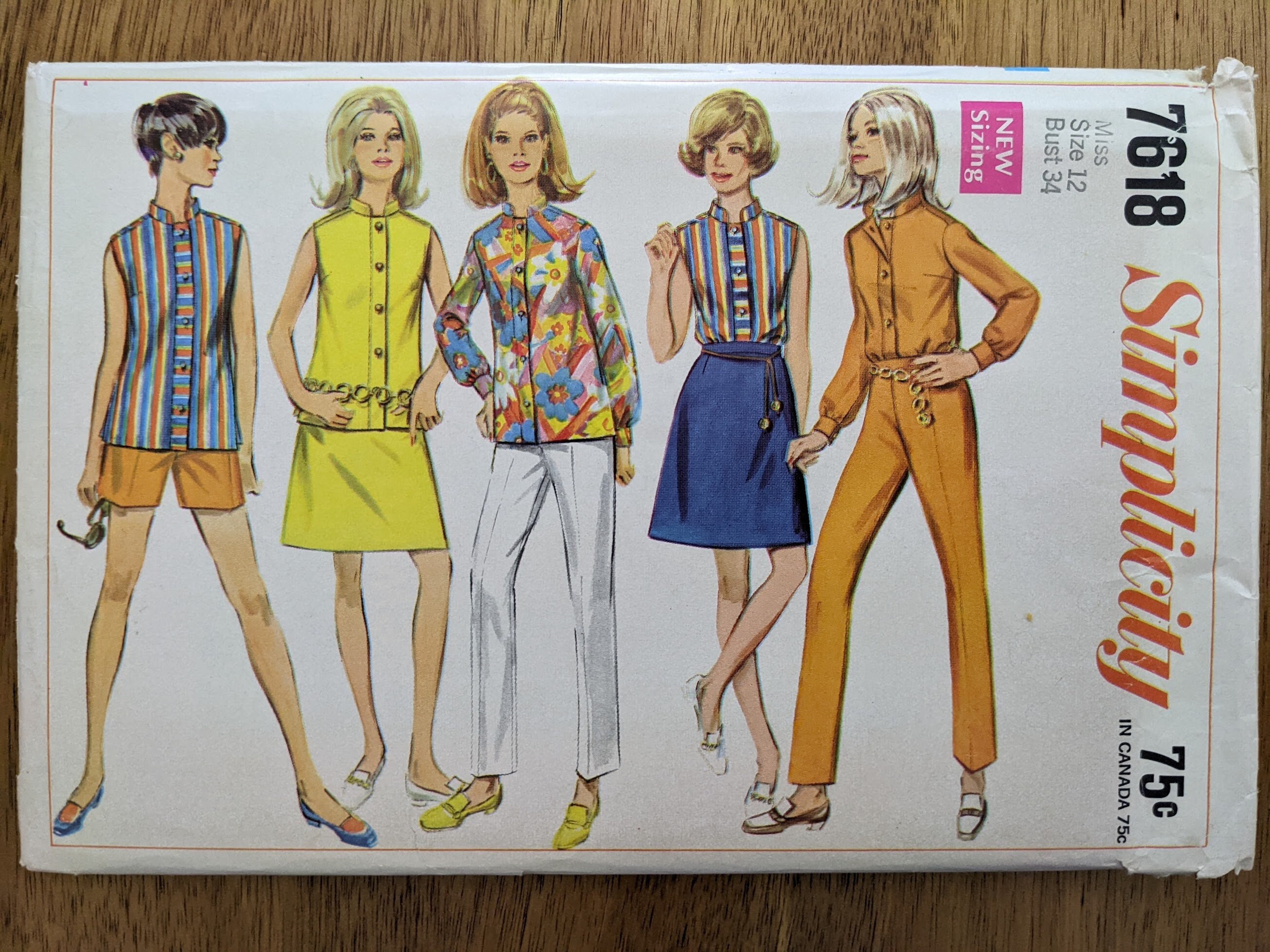 大人気新品  Simplicity 7618 - Etsy 裁縫材料