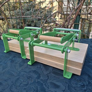 A5 Light Green Lino Press Machine, Linocut Printing Press, Print Making Press, Hand Linoleum Press, Embossing Relief  Lino Press.