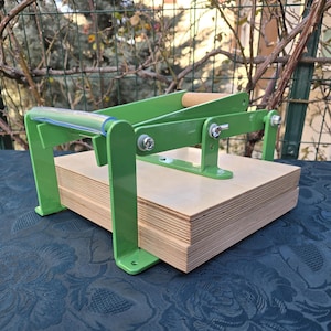 A3, A4, A5 Light Green Lino Press Machine, Linocut Printing Press, Print Making Press, Hand Linoleum Press, Embossing Relief  Lino Press.