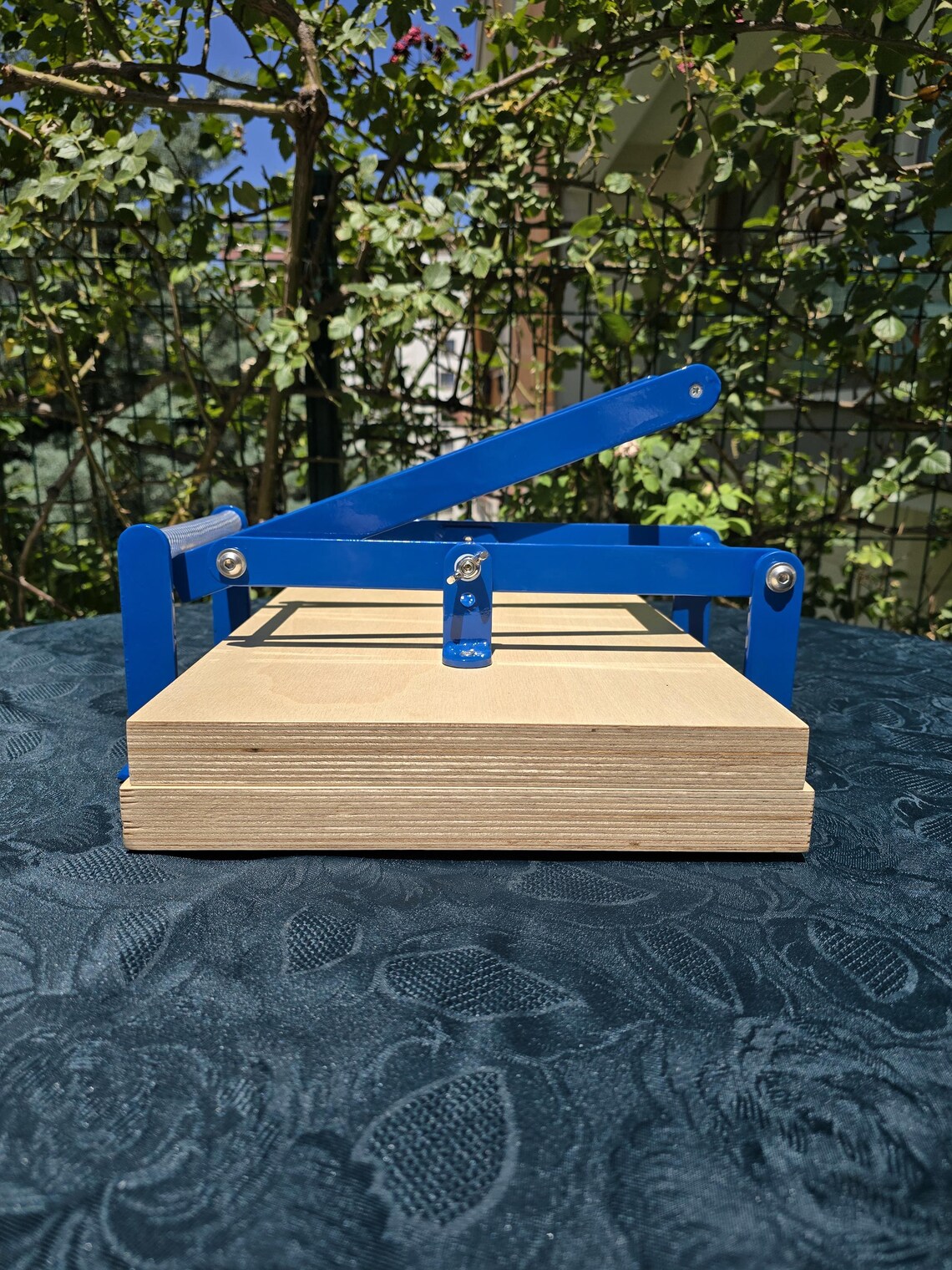 Linopres A3, A4, A5 Blue Lino Press Machine, Linocut Printing Press, Print ...