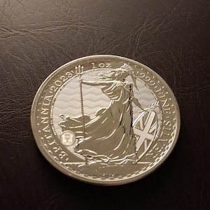 2023 1 oz Silver Britannia .999 Fine Silver Bullion Coin Queen Elizabeth Final Effigy