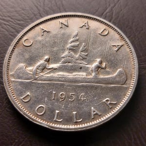 Canada 1954 Silver Dollar Coin