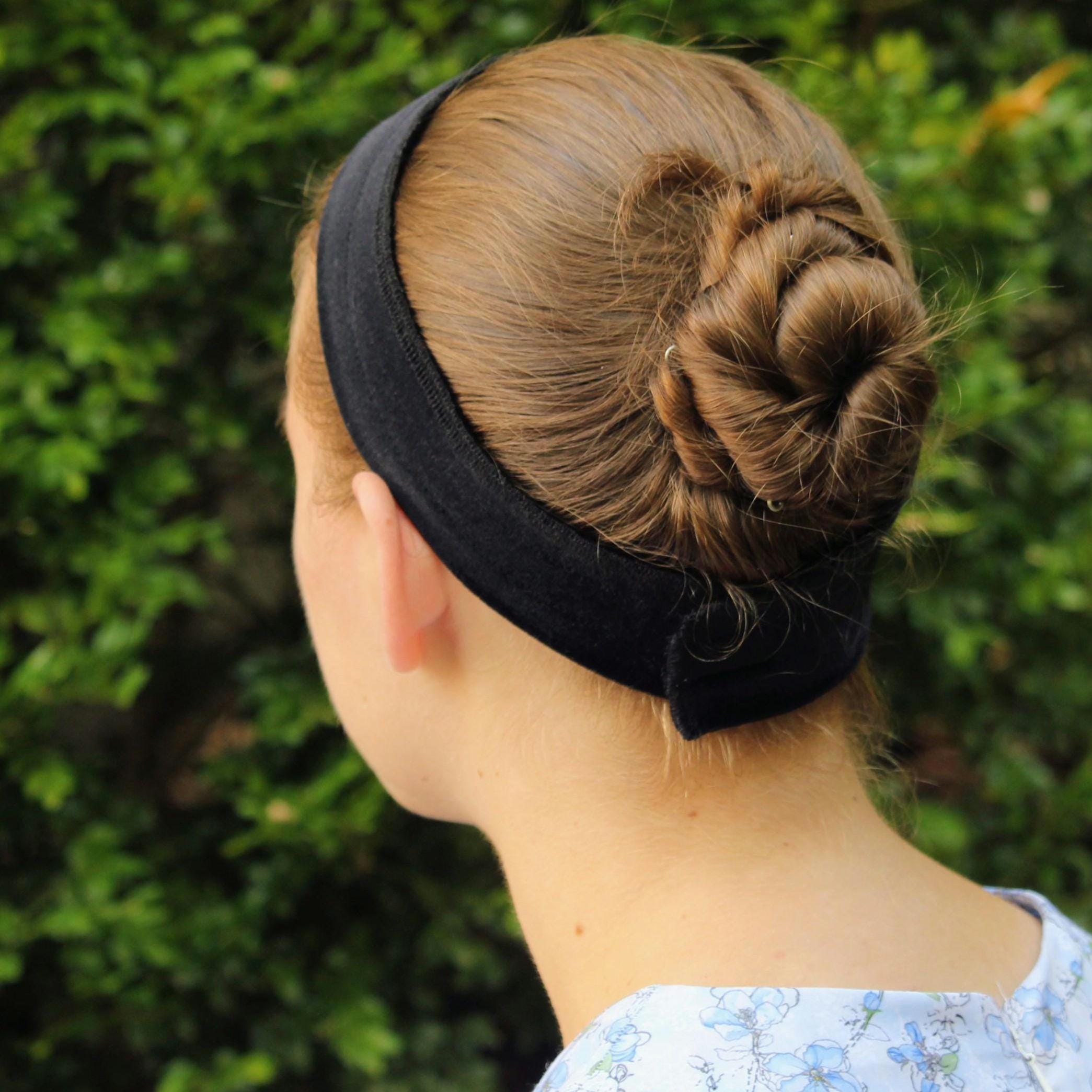No Slip Velvet Headband: Adjustable Headscarf and Wig Grip  display picture 2
