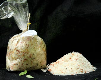 Vanilla Lavender Essential Oil Bath Salts with Himalayan Pink Salt