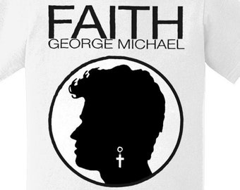 George Michael / Wham! Unisex Gildan Ultra Cotton™ Premium T-Shirt - GD02 GM FAITH # TWO
