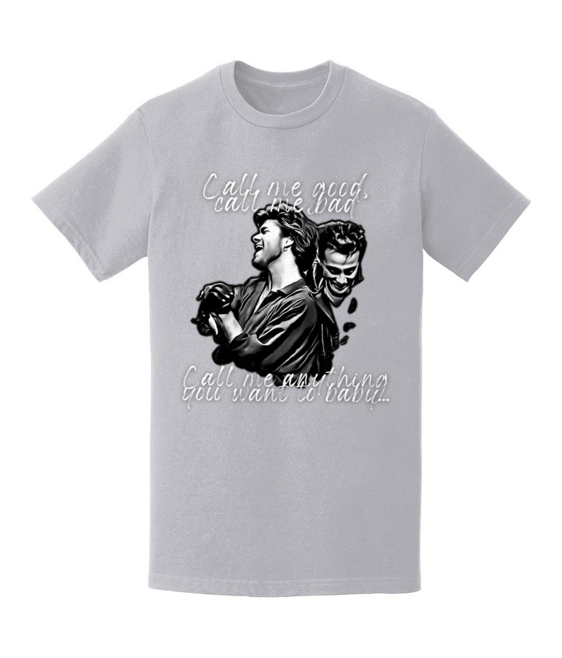 George Michael / Wham LIMITED EDITION Only 10 of EACH Size & Colour I'm Your Man Unisex Premium 100% Cotton Tshirt Sport Grey (Gildan)