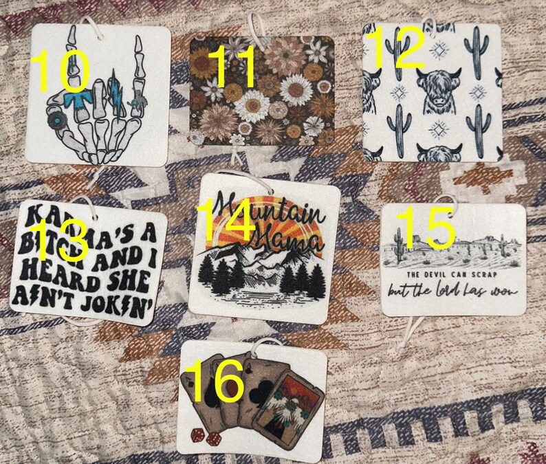 Felt Car Freshies Etsy