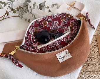 Belt Bag - brown linen