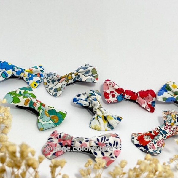 Barrette Noeud Enfant/Bébé Liberty