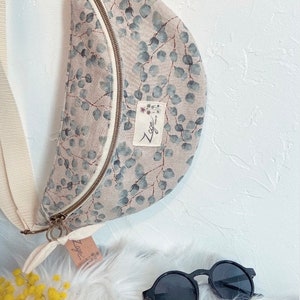 Sac Banane - Toile de coton fleurie
