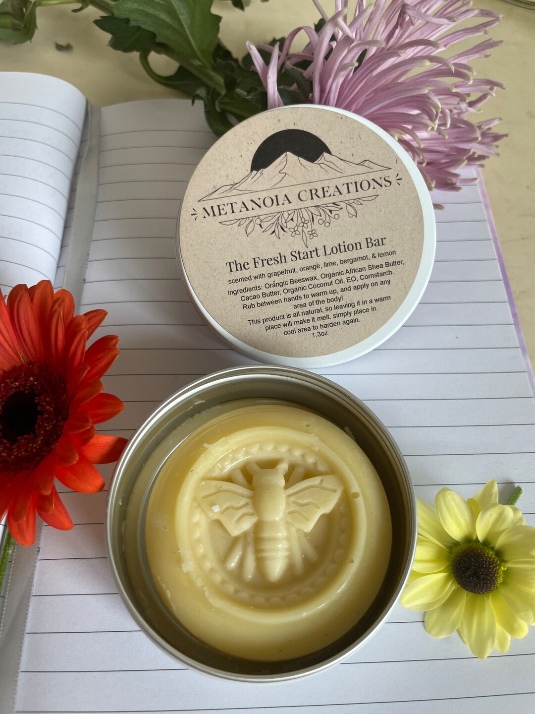 The Fresh Start Lotion Bar Etsy Canada