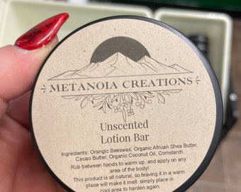 Unscented Lotion Bar