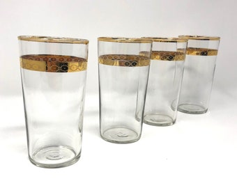 Gold Rim Tumblers - Etsy