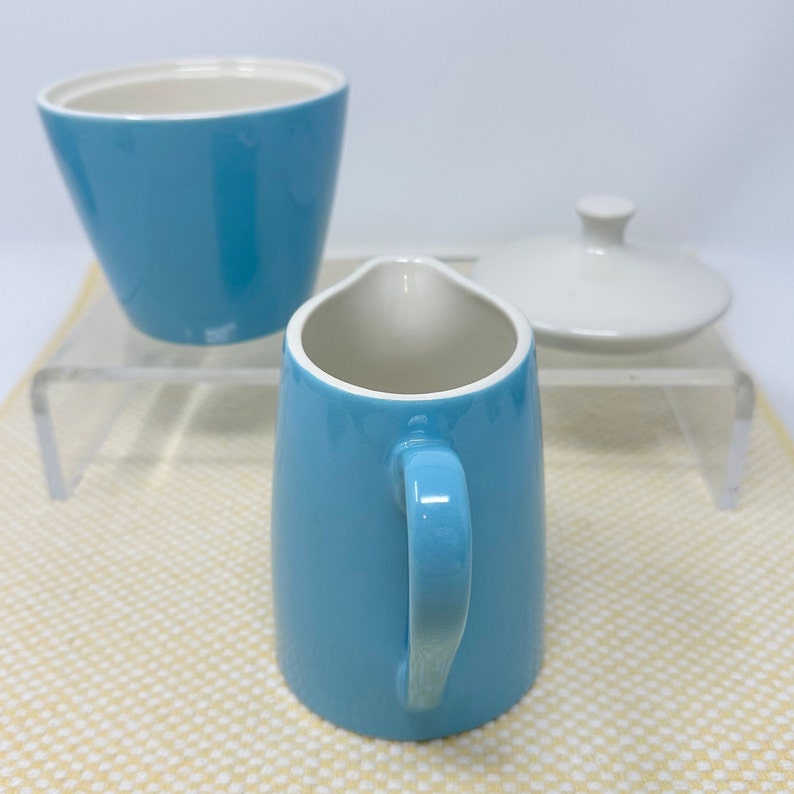 Vintage Royal China Blue Heaven Creamer and Sugar Bowl With Etsy UK