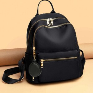 Minimalist Multi-zipper Classic Backpack