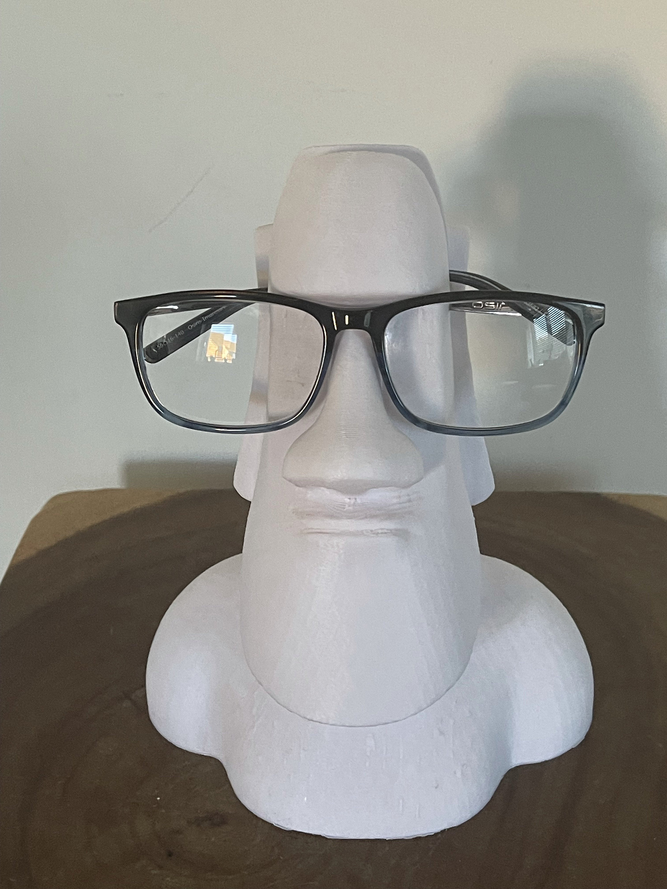 Moai 3D Printed Glasses Stand Etsy UK