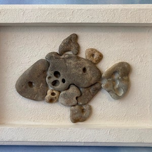 Fish. Picture Stone. Hag stone.
