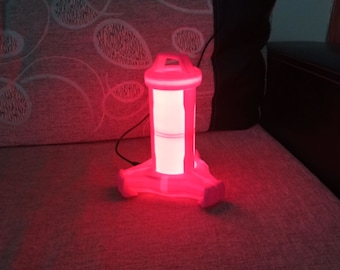 Valorant Spike Bomb 3d Printed, Night Light, Spike RGB Night Light Pink & Black 21cm version