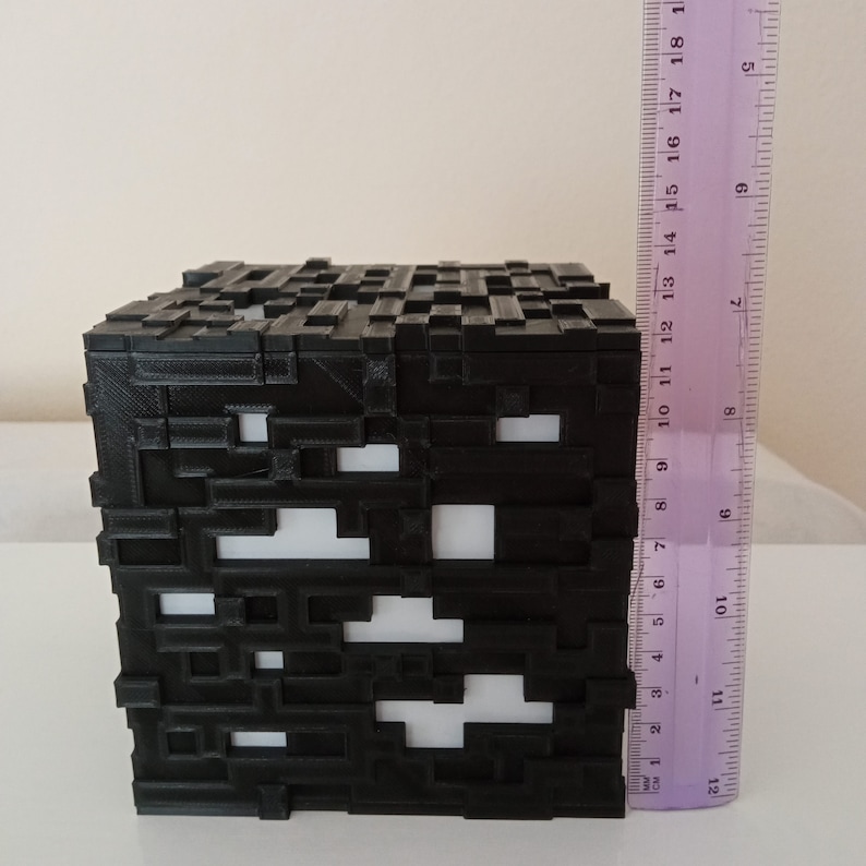 Minecraft Night Light Mine Craft Diamond Light Rgb Night Etsy