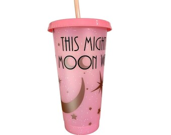 This Might Be Moon Water Cold Cup - Pink / Rose Gold