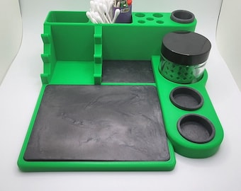 Dab Station with Silicone Mat and 2oz Jar