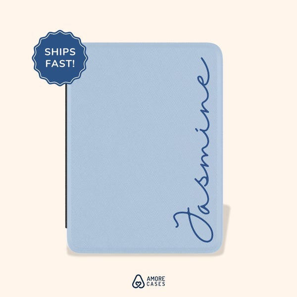Personalized Kindle Paperwhite Case 12th Gen Name Kindle Case Kindle Accessories Kindle Colorsoft Case Kindle 2024 Case Book Lovers Gift