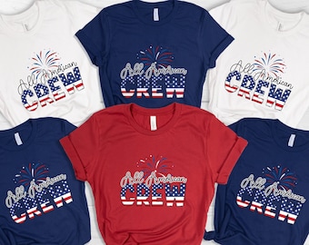 4th Of July Crew Shirt 4th Of July Family Shirts For Family 4th of July Shirts Independence Day Crew Shirt Patriotic Family Shirt Matching